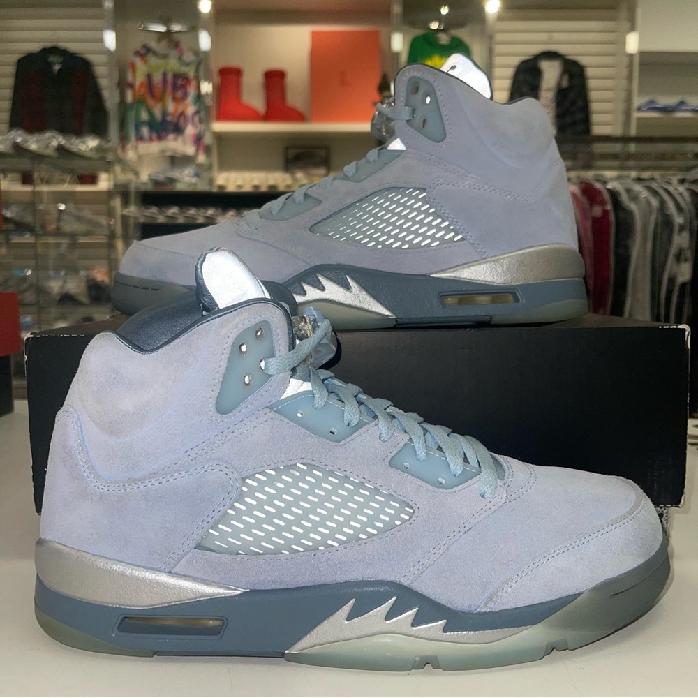 Wmns Air Jordan 5 Retro 'Blue Bird' - LIGHTLY WORN WITH BOX